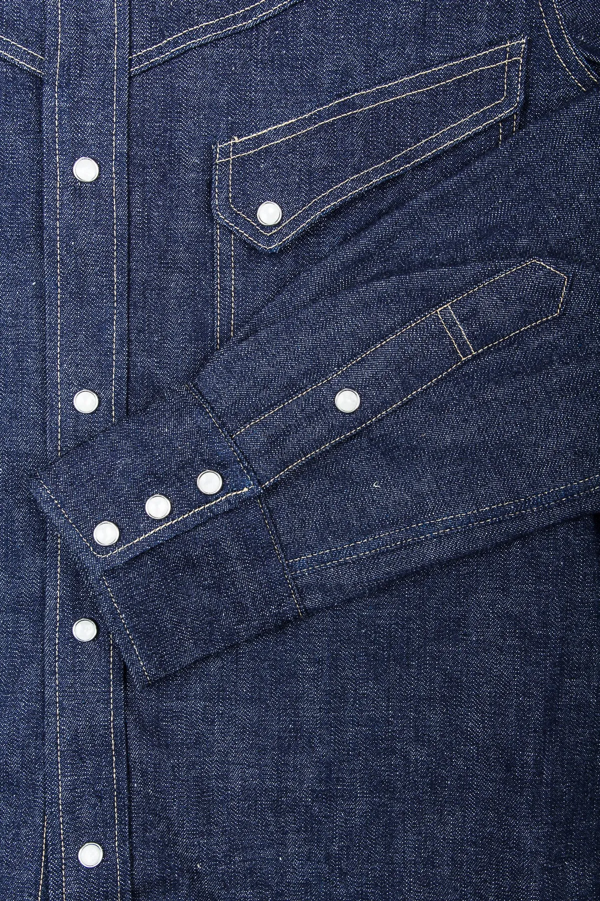 Warehouse & Co Lot 3001 Long Horn Style Western Denim Shirt