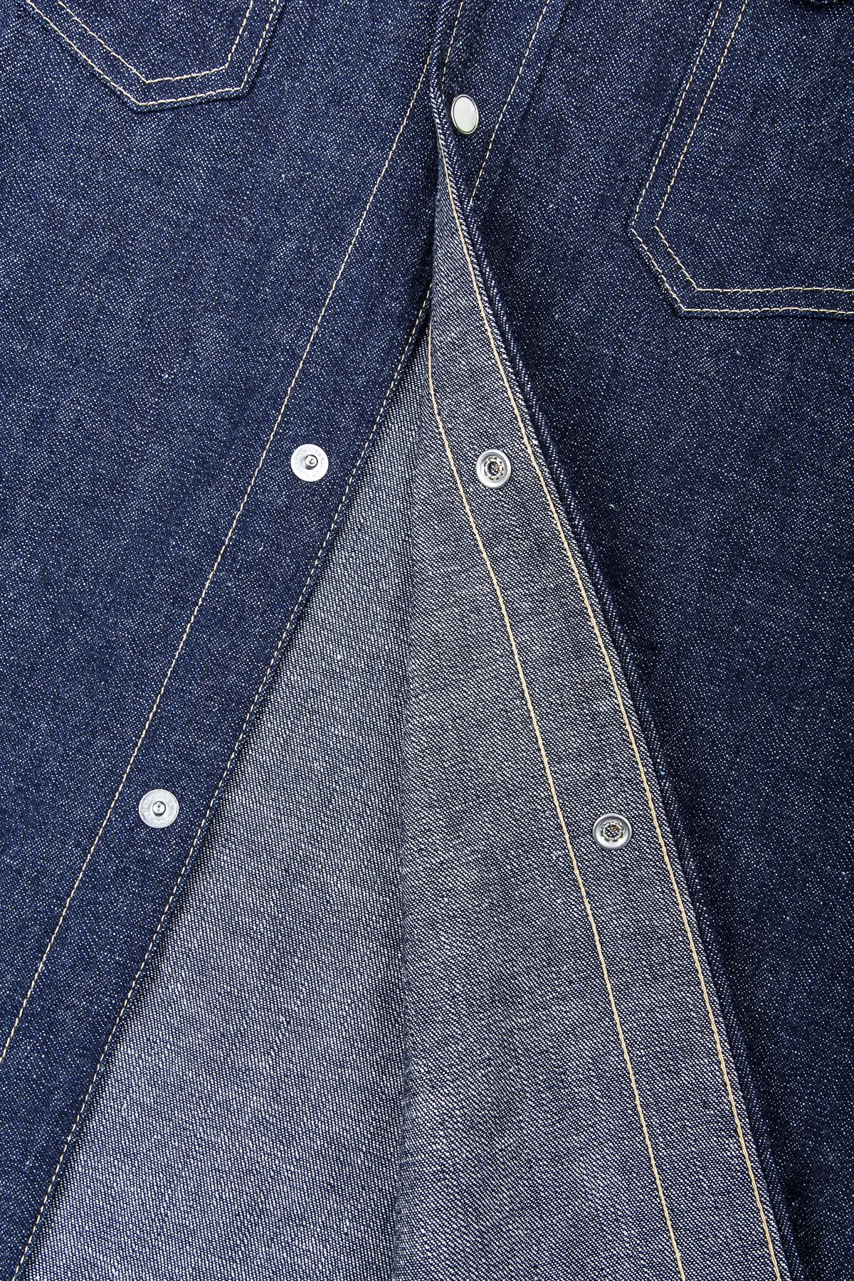 Warehouse & Co Lot 3001 Long Horn Style Western Denim Shirt