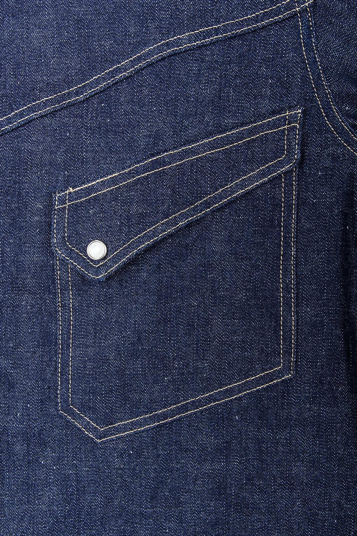Warehouse & Co Lot 3001 Long Horn Style Western Denim Shirt