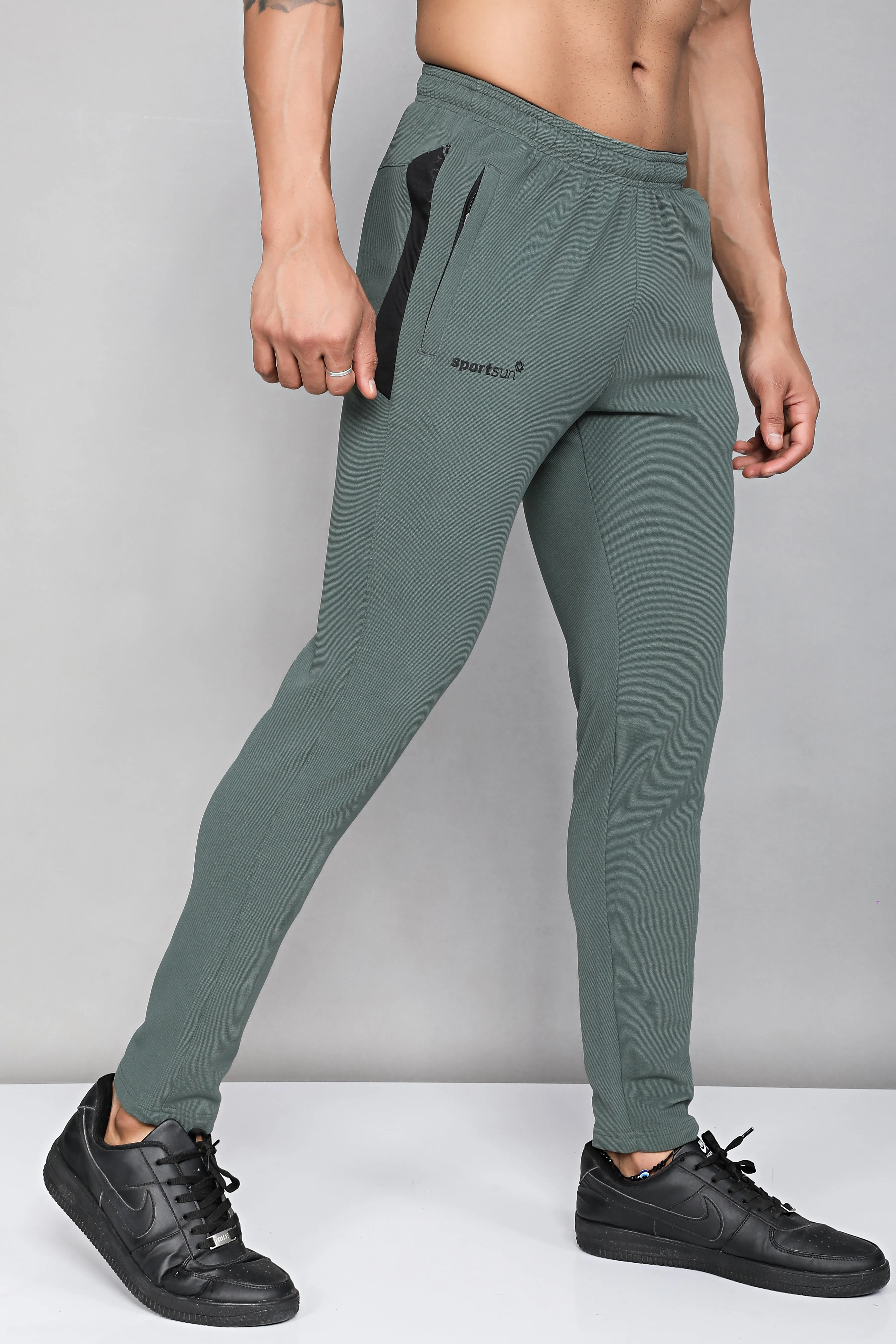 Web Sea Green Track Pant