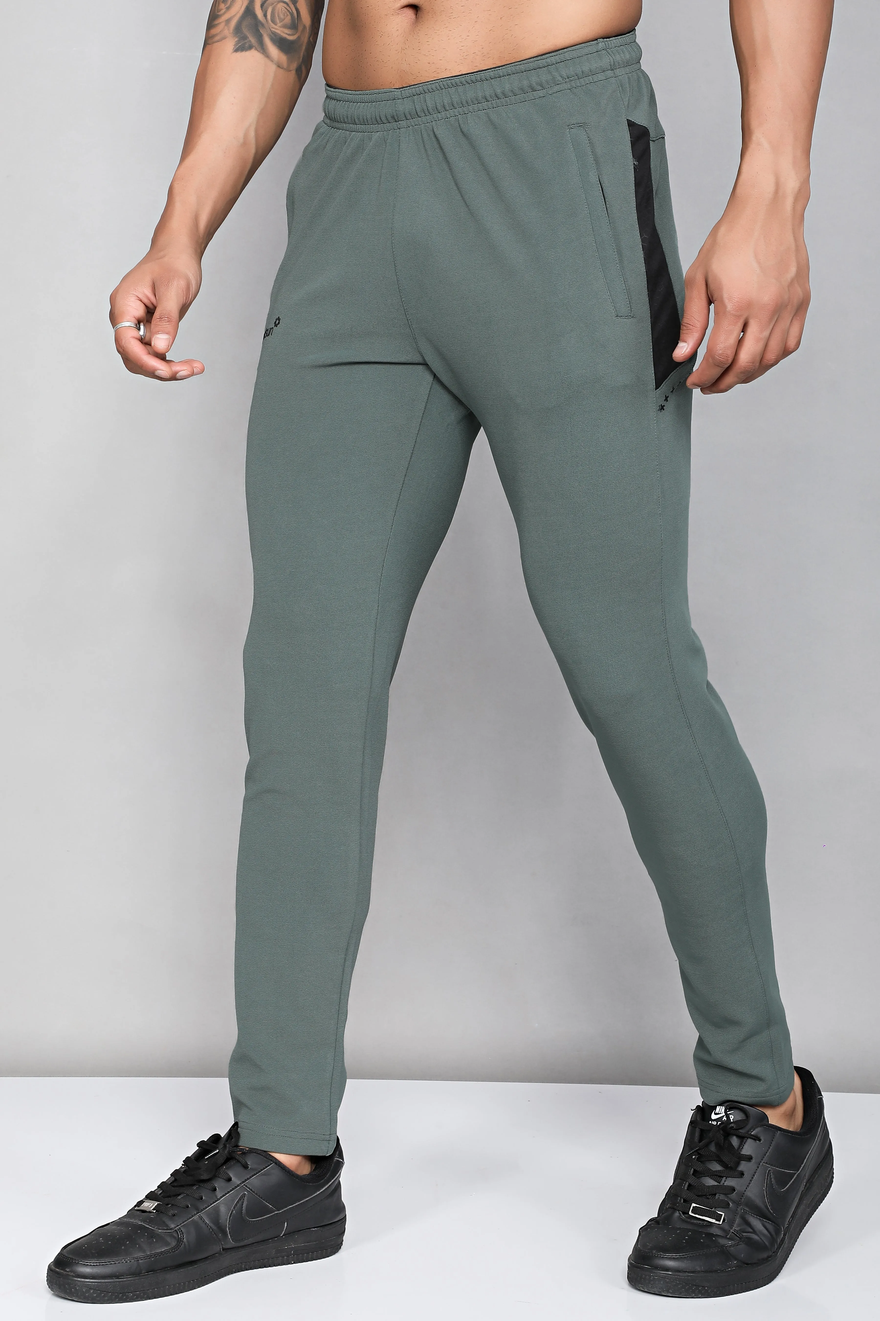 Web Sea Green Track Pant