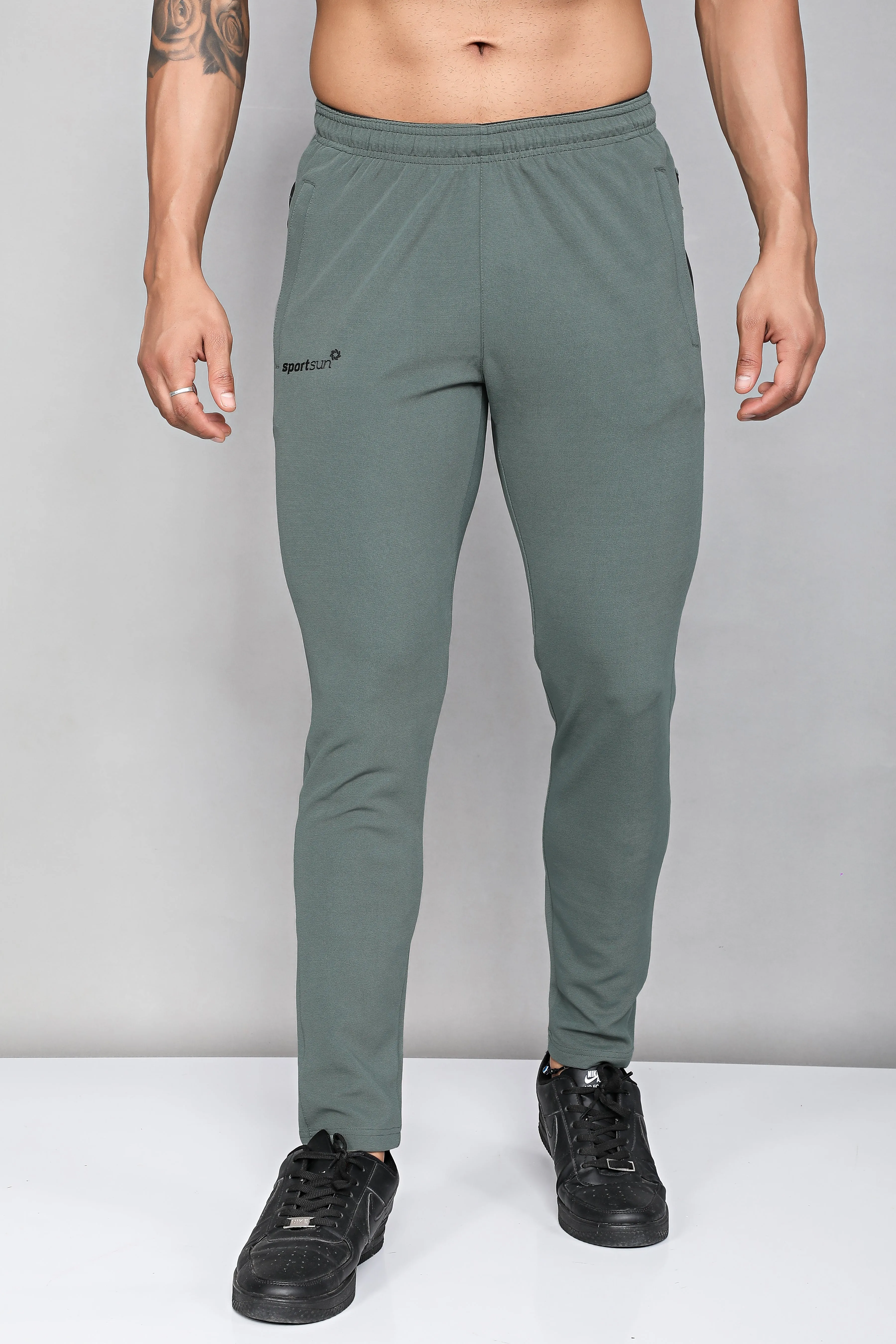 Web Sea Green Track Pant