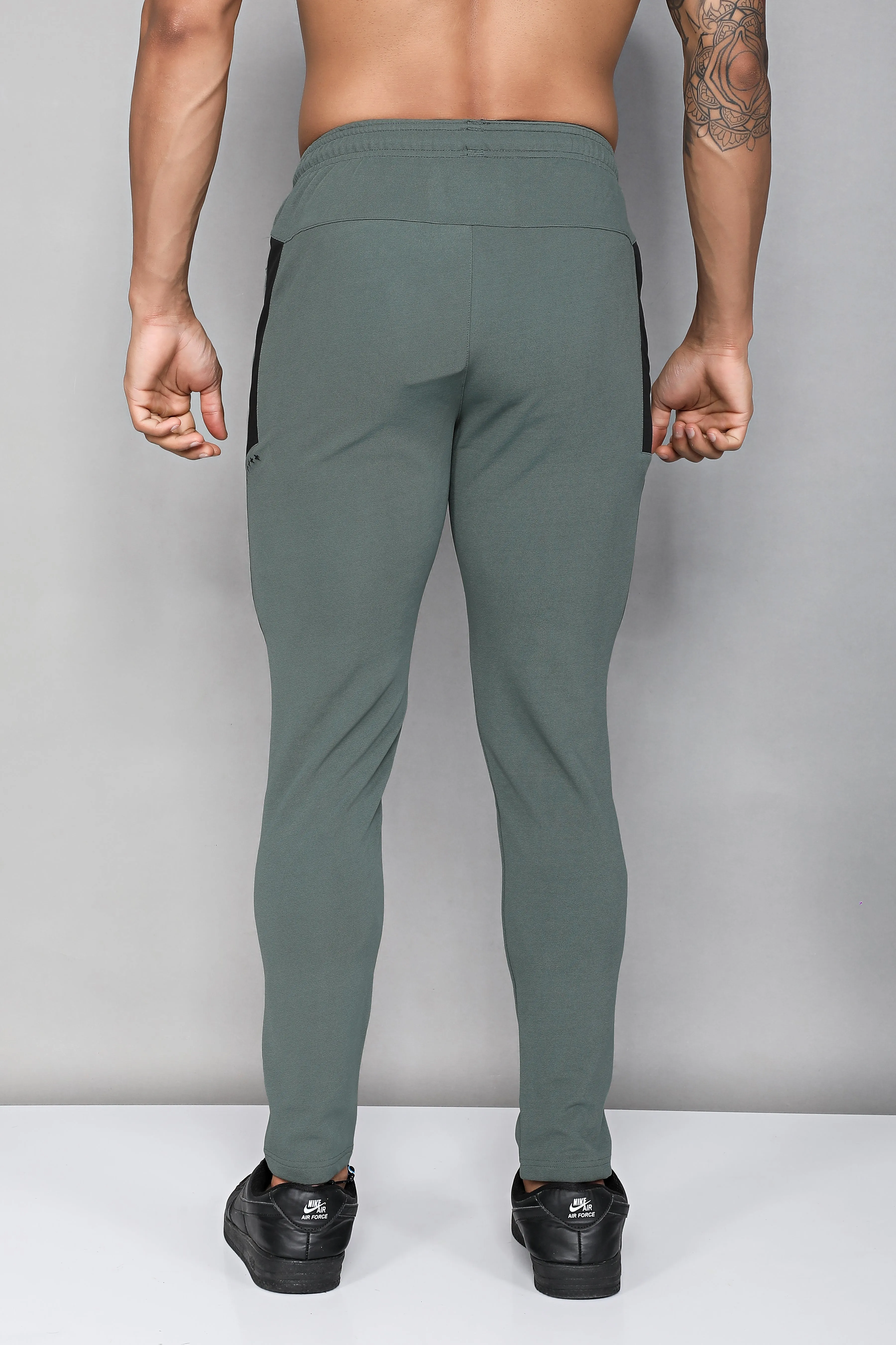 Web Sea Green Track Pant