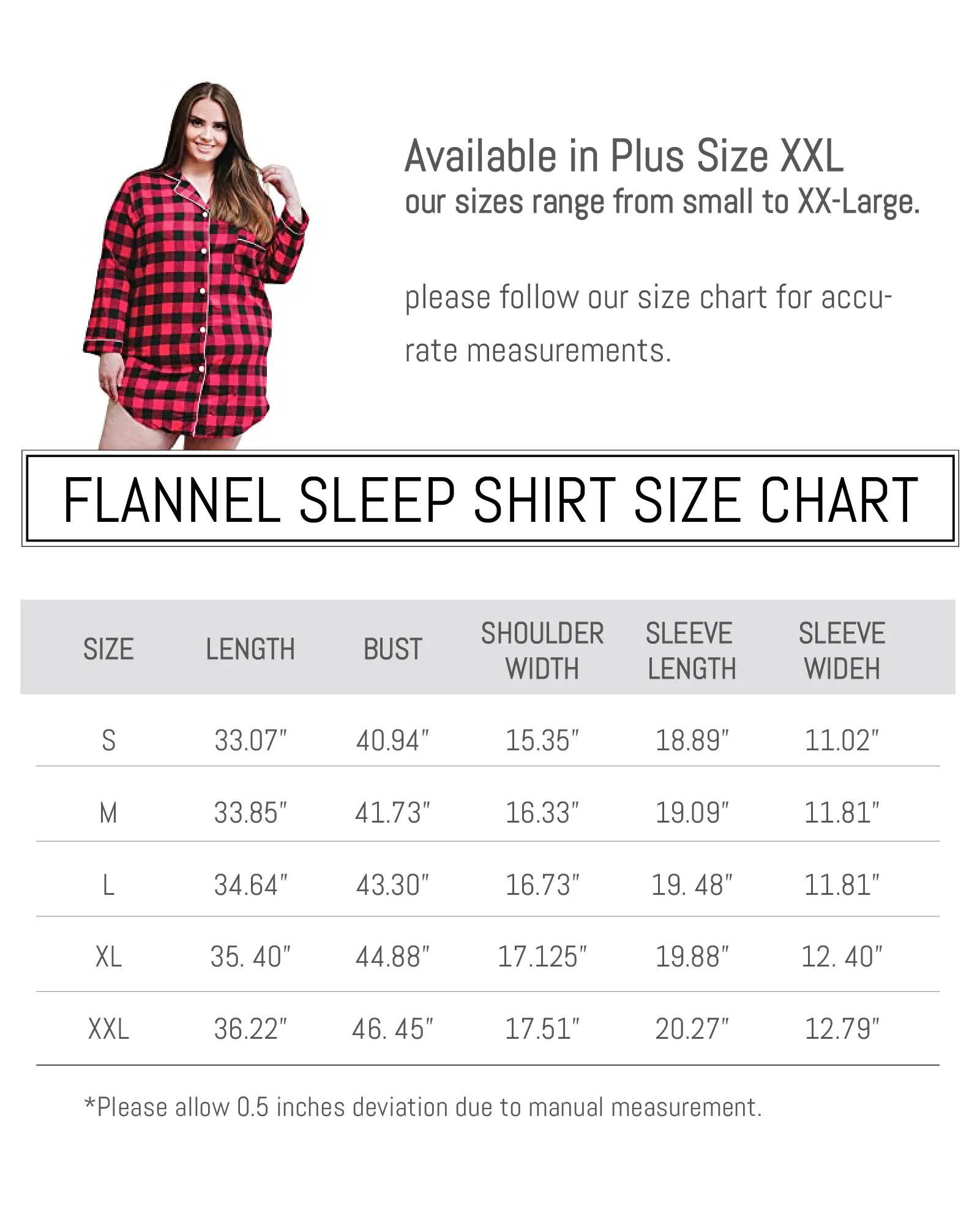 Women's Flannels Nightgown Shirt