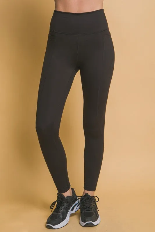 Women's Love Tree High Waist Leggings with Side Pockets