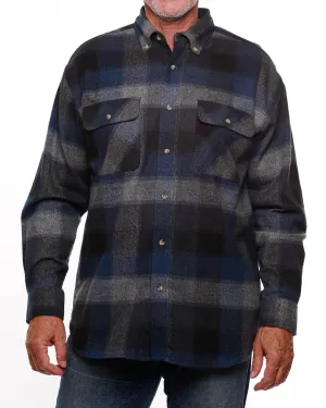 Woodland Trail Blue Plaid Flannel