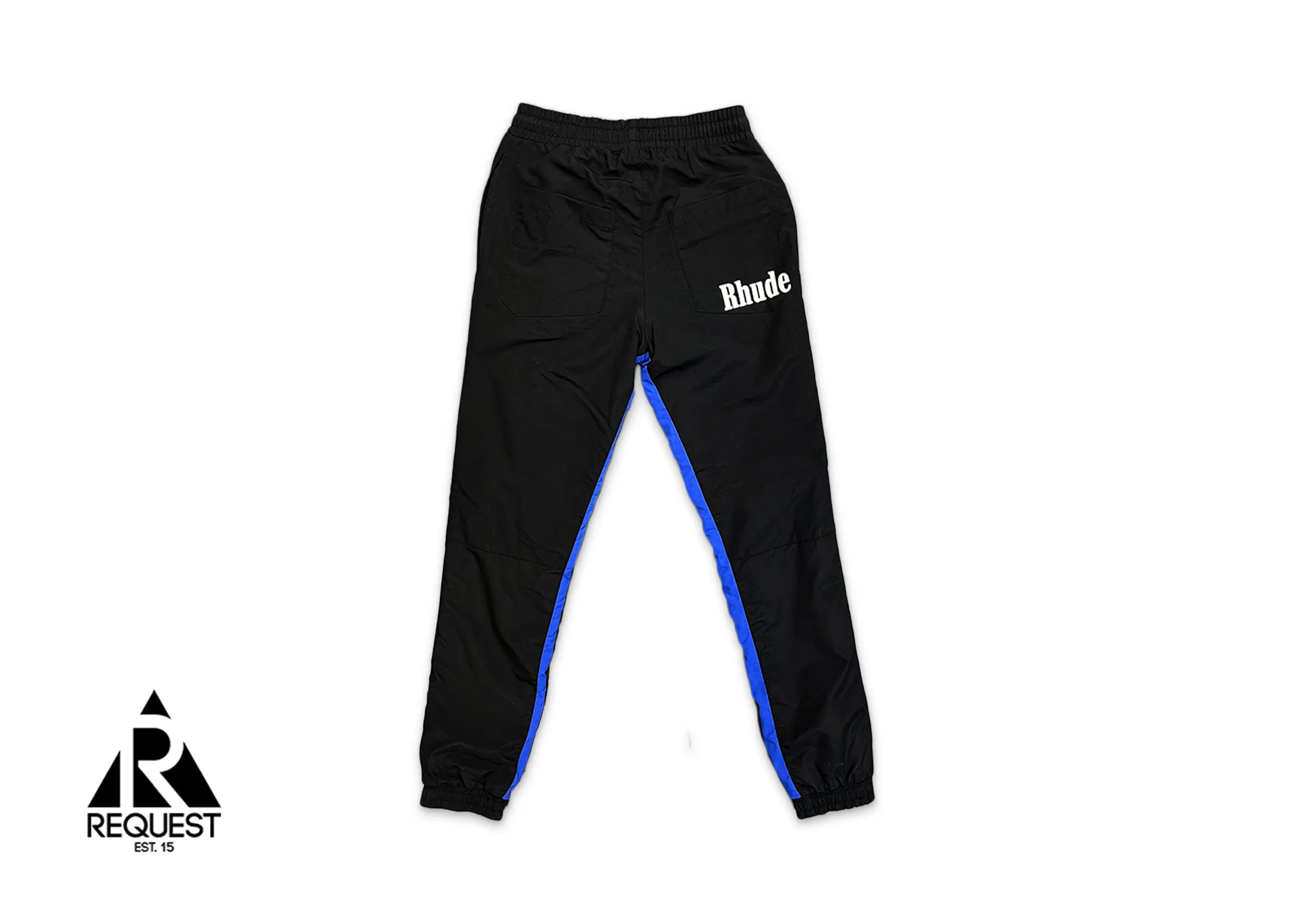 x Mclaren Logo Print Track Pants "Black/Blue"