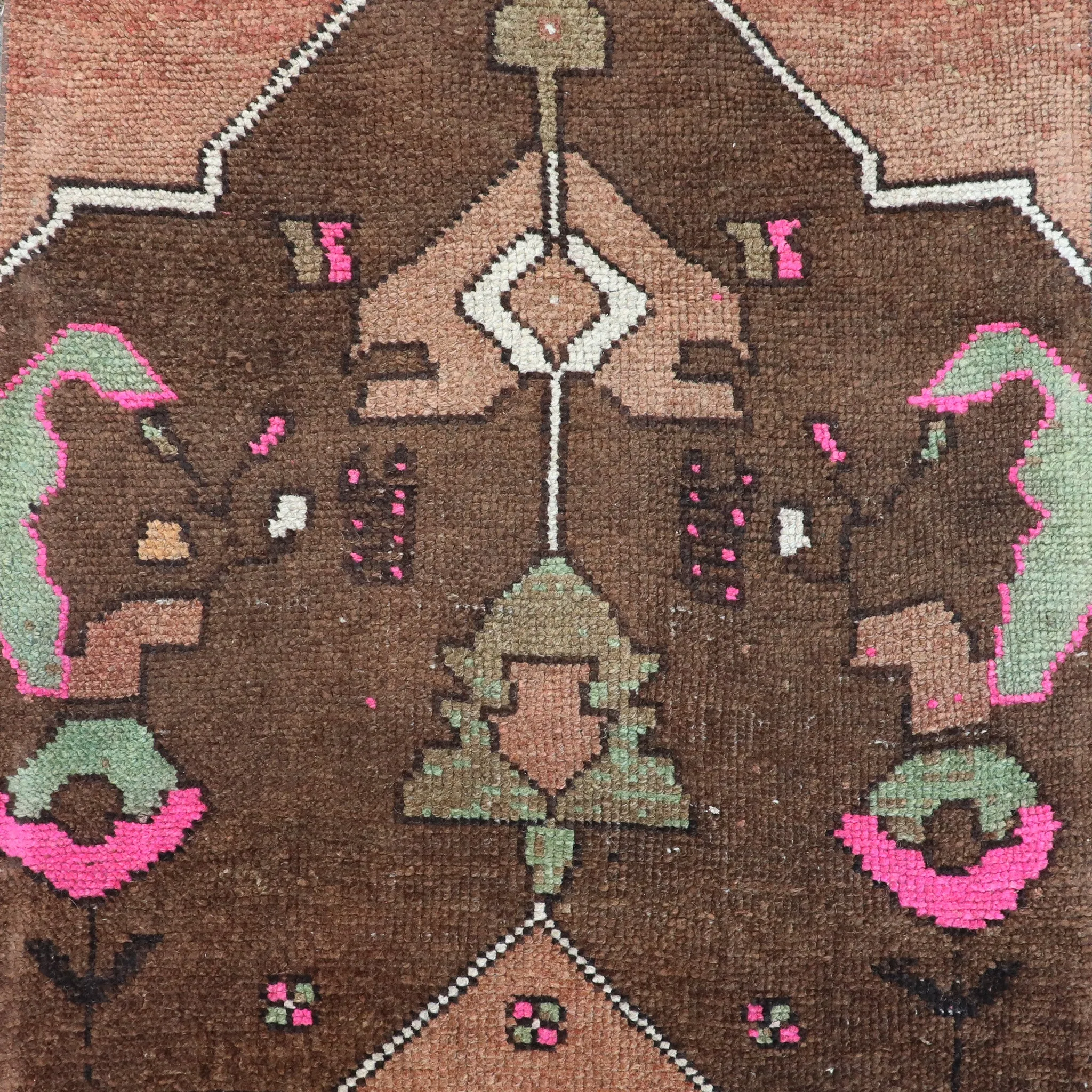 Z315 Handwoven Vintage Rug 2'11x12’7