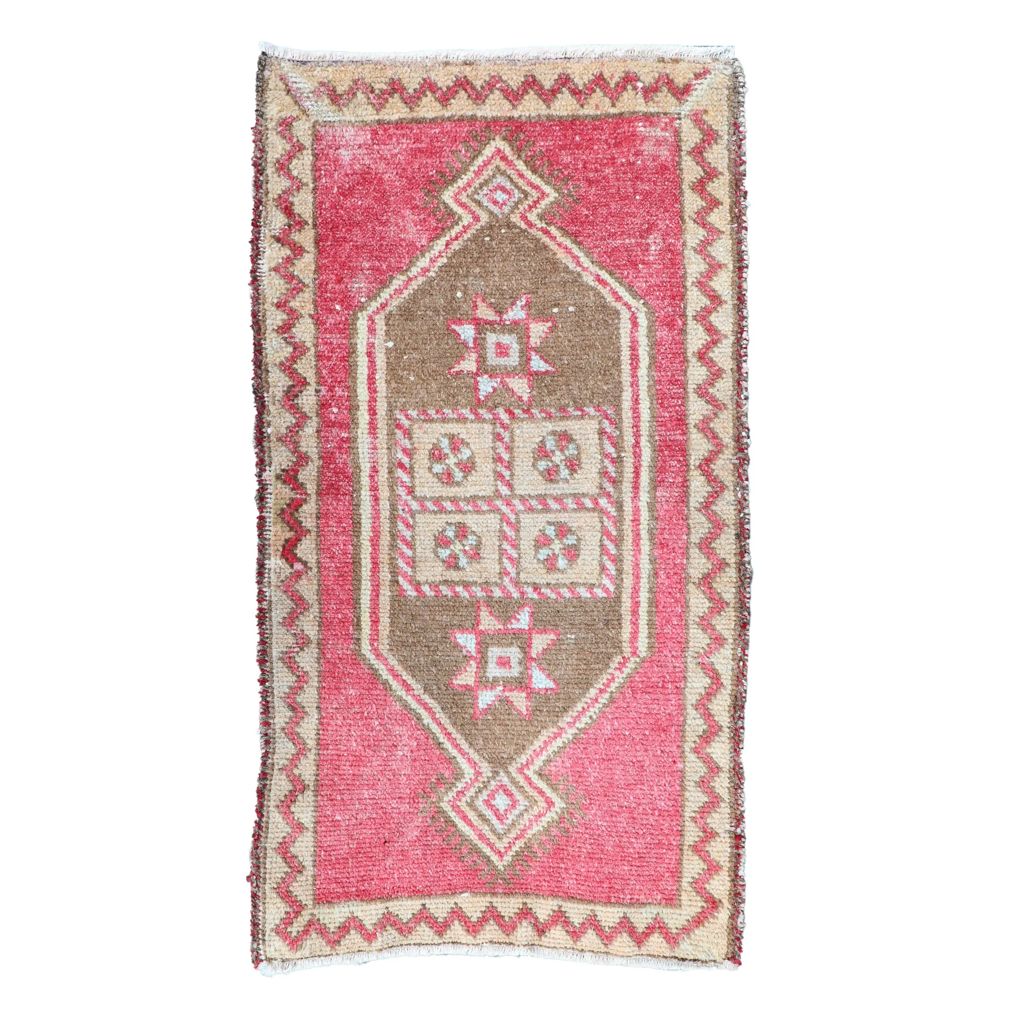 ZM145 Handwoven Vintage Rug 1’9x3’3